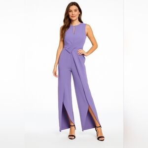 Alex Marie Lilac Sleeveless Wide-Leg Romper Jumpsuit Women’s 16